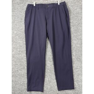 Public Rec Pants Mens 36x28 Navy Blue All Day Every Day Stretch Chino Trousers